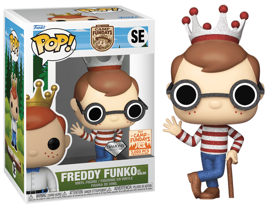 Freddy Funko as Waldo Freddy Funko as Waldo (Diamond Collection), Where’s Waldo LE5000 #SE
