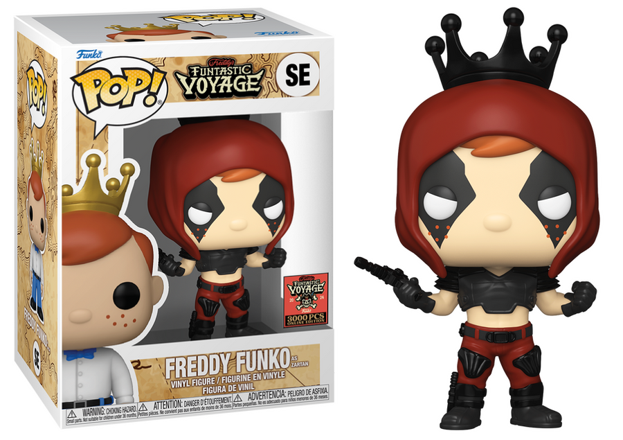 Freddy Funko as Zartan Online Edition - Box of Fun LE3000 #SE