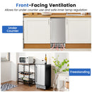 Free-Standing Built-In Undercounter Ice Maker-Silver