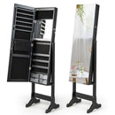 Free Standing Full Length Jewelry Armoire with L