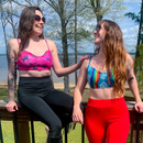 Freeda Spaghetti Strap Bustier Top, Swim, or Athletic Bralette |Serape or Pink Cowgirl [Sizes SM-L]