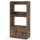 Freestanding Bookshelf with 3-Tier Open Shelf