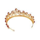 Fresh Romance Red Roses Tiara Crown | Royalty Crown Hair Accessory