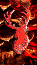 Red of Winter Stag Enamel Pins | Limited Edition