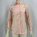 Lauren Ralph Lauren Womens Long Sleeves Silky Blouse, Size XS