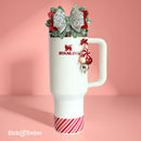 Peppermint Mini Bauble Charm - Tumbler Handle Charm