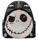 Disney Loungefly Nightmare Before Christmas Sequin Jack Mini Backpack