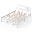 Full/Queen Platform Bed Frame with Scalloped Headboard