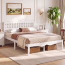 Full/Queen Platform Bed Frame with Scalloped Headboard