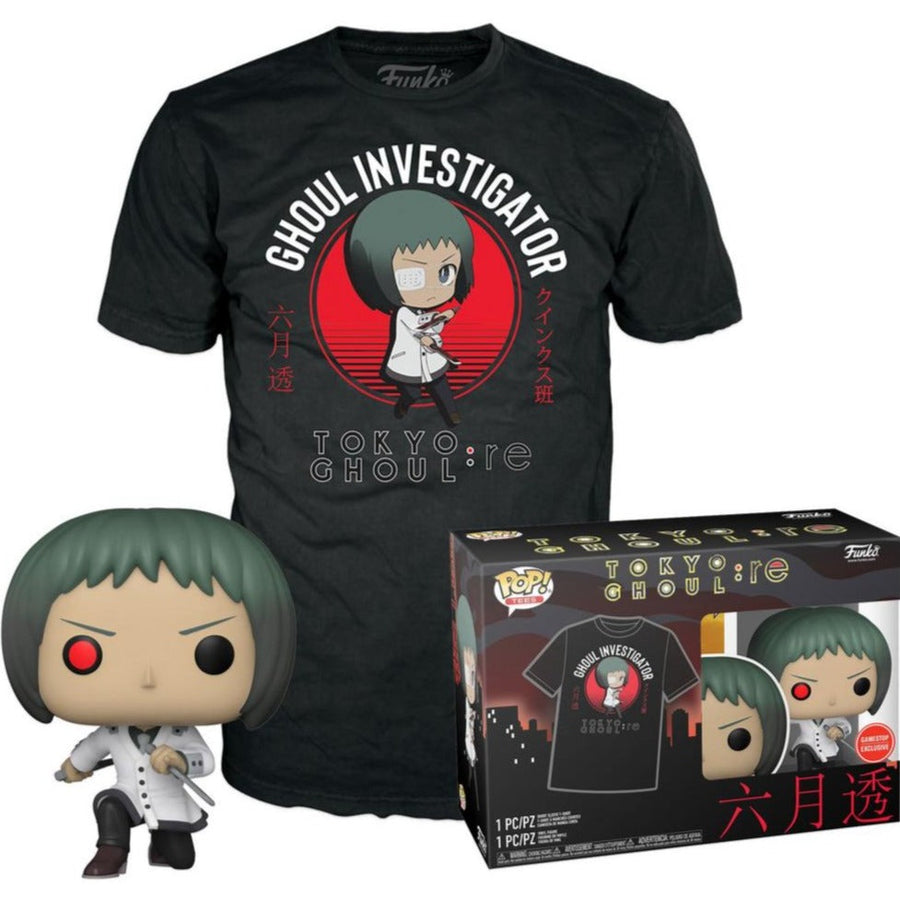 Funko Pop & Tee! Tokyo Ghoul: Re - Toru Mutsuki