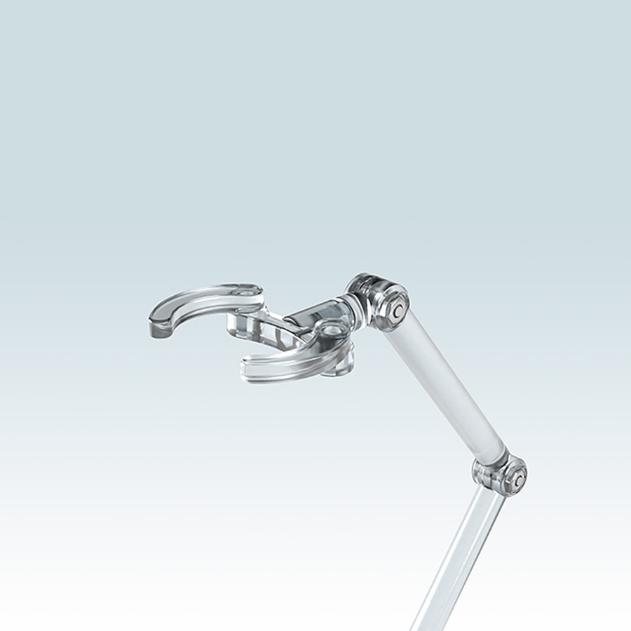 Good Smile Company The Simple Stand X3 – Supporti Traslucidi Regolabili Per Figure E Modelli – Altezza Da 7 A 13 Cm, Perno Da 3 Mm – Base 7,6 Cm - 3