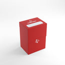 GameGenic Casual Deck Holder 80+ Card Deck Box: Red