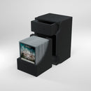 GameGenic Watchtower 100+ Card Convertible Deck Box: Black