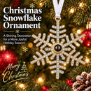 Personalized Photo Projection Snowflake Ornament - Upload your Photo