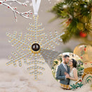Personalized Photo Projection Snowflake Ornament - Upload your Photo