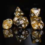 Gold Rush Acrylic Dice Set