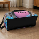 Personalized Hedgehog Heart Duffel Bag with Custom Name – Cute Travel, Gym & Weekend Bag