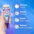 Crest 3D White Deep Stain Remover Daily Toothpaste Dazzling Mint 3.1oz - New