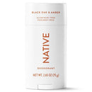 Native Solid Deodorant Black Oak & Amber 2.65oz - Imperfect Container