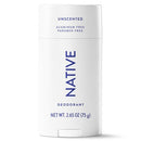 Native Solid Deodorant Unscented Aluminum-Free 2.65oz - Imperfect Container