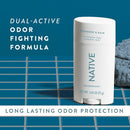 Native Solid Deodorant for Men & Women Sea Salt & Cedar Aluminum-Free 2.65oz - Imperfect Container