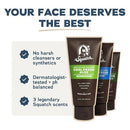 DR. SQUATCH Men's Natural Face Wash Cool Fresh Aloe 4oz - New