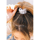 TELETIES Large Hair Ties 3pc Coconut White - Imperfect Box