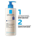 La Roche Posay Lipikar AP+ Face Wash 13.52 fl oz - Small Amount Missing