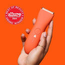 Meridian Trimmer Premium Pubic; Body Hair Trimmer for Men & Women Below-the-Belt Groomer, Ball Trimmer, Bikini Trimmer, Bonus Pouch Blaze - New