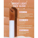Makeup Revolution Bright Light Face Glow Highlighter Lustre Medium Light 0.77 fl oz - New