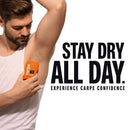 Carpe Men's 100H Sweat & Odor Control Antiperspirant Deodorant Bourbon Pepper 1.76oz - Imperfect Container