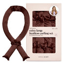 Kitsch XL Satin Heatless Curling Set - Chocolate 3pk - Imperfect Box