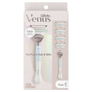 Venus For Pubic Hair and Skin Value Pack Razor Handle + 4 Blade Refills - Missing Box