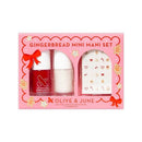 Olive & June Mini Mani Nail Polish Gift Set Gingerbread 3ct - Imperfect Box