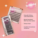 BeBlinky False Eyelash Clusters Narrow Band, Volume 120ct - Imperfect Container