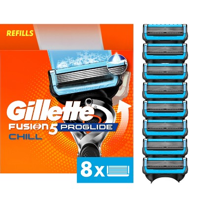 Gillette ProGlide Chill Razor Refills for Men 8 Blade Refills - New