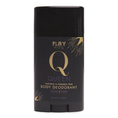 Play Pits Queen Natural Solid Deodorant 2.65oz - Imperfect Container