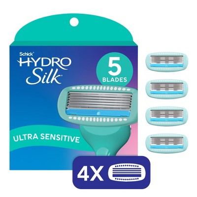 Schick Hydro Silk Sensitive Women's Razor Blade Refills 4 ct - Imperfect Box