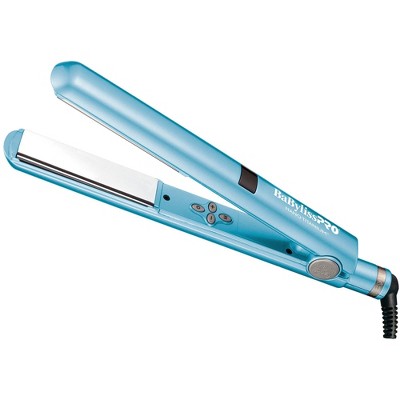 BaBylissPRO Nano Titanium Digital Straightening Flat Iron Blue 1
