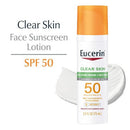 Eucerin Face Clear Skin Sunscreen Lotion SPF 50 2.5 fl oz - Imperfect Box