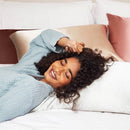 Kitsch Queen Size Thread Count; Satin Standard Pillowcase Ivory - Imperfect Box