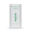 Native Solid Deodorant Eucalyptus & Mint  2.65oz - New