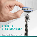Gillette Mach3 Men's Razor Blade Refills 15ct - Imperfect Box