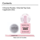 Dashing Diva Chrome Powder Kit Silver Chrome 3ct - Imperfect Box