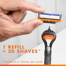 Gillette Fusion5 Men's Razor Blade Refills 4ct - Imperfect Box