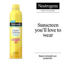 Neutrogena Beach Defense Sunscreen Spray SPF 30 8.5oz - Imperfect Container