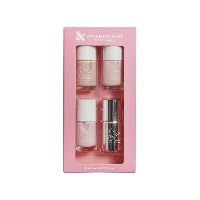 Olive & June Mini Neutrals Nail Polish Set 4ct - Imperfect Box