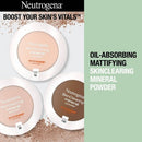 Neutrogena Skin Clearing Pressed Powder 60 Natural Beige 0.38oz - New