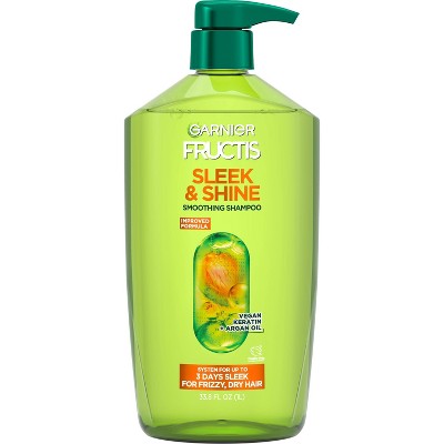 Garnier Fructis with Active Fruit Protein Sleek & Shine Shampoo 33.8 fl oz - Imperfect Container