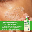 CeraVe Hydrating Foaming Cleansing Oil Face Wash 16 fl oz - Imperfect Container